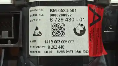 Автозапчастина б/у панель інструментів для bmw i3 (i01) i3 rex посилання на oem iam 62105a08590 9262446 872943001 / 8729430