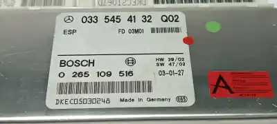 Автозапчасти б/у блок управления абс за mercedes-benz clase e (w211) berlina e 270 cdi (211.016) ссылки oem iam a0335454132 0335454132 / 0265109516 a0335454132