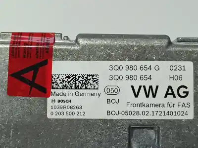 Second-hand car spare part camera for seat ateca (kh7) fr 4drive oem iam references 3q0980654g  3q0980654