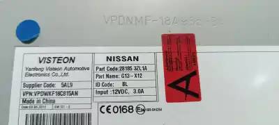 Автозапчасти б/у аудиосистема / радио cd за nissan pulsar (c13) acenta ссылки oem iam 281853zl1a  