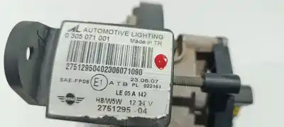 Peça sobressalente para automóvel em segunda mão farol / projetor de nevoeiro direito por bmw mini (r56) cooper referências oem iam 63172751295  0305071001