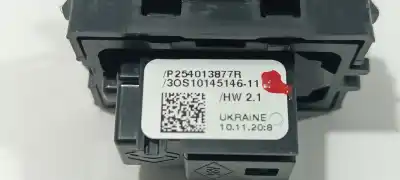 Second-hand car spare part right front power window switch for renault clio v business oem iam references 254013877r  