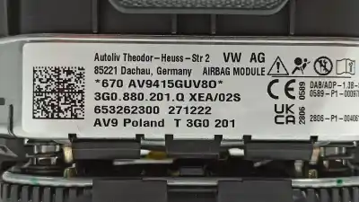 Автозапчасти б/у передняя левая подушка безопасности за volkswagen t-roc advance ссылки oem iam 3g0880201q  3g0880201qxea
