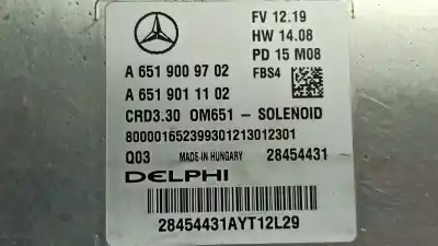 Автозапчастина б/у ебу контролер двигуна для mercedes clase gla (w156) gla 200 cdi (156.908) посилання на oem iam a6519009702  a6519011102