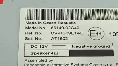 Peça sobressalente para automóvel em segunda mão módulo / sistema de navegação gps por toyota corolla (e21) hybrid active referências oem iam 8614002c40 8614002m20 86140-02c40
