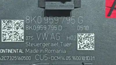 Second-hand car spare part central locking pump for audi q5 (8r) 2.0 tdi quattro (140kw) oem iam references 8k0959795g  a2c7325160500