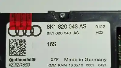 Second-hand car spare part climate control for audi q5 (8r) 2.0 tdi quattro (140kw) oem iam references 8k1820043as a2c92743600 8k1820043asxzf