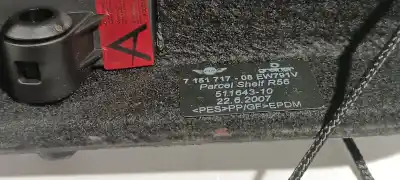 Second-hand car spare part parcel shelf for bmw mini (r56) cooper oem iam references 51467151717  7151717