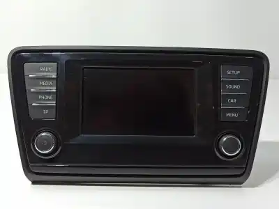 Second-hand car spare part AUDIO SYSTEM / RADIO CD for SKODA OCTAVIA COMBI (5E5)  OEM IAM references 5E0919605  5E0919605BIO