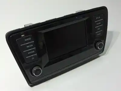 Second-hand car spare part audio system / radio cd for skoda octavia combi (5e5) active oem iam references 5e0919605  5e0919605bio