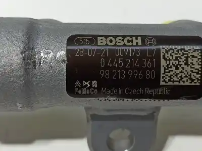 Автозапчастина б/у рампа инжектора для peugeot expert combi standard посилання на oem iam 9821399680  0445214361