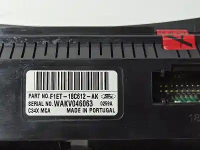 Автозапчастина б/у клімат-контроль для ford c-max (ceu) titanium посилання на oem iam 2373035 f1et18c612ak f1et-18c612-am / f1et18c612am