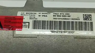Автозапчастина б/у рульмова рейка для peugeot expert combi standard посилання на oem iam 1663666280 9806468380 9806468380