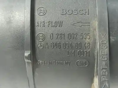 Автозапчасти б/у расходомер воздуха за mercedes-benz clase e (w211) berlina e 320 cdi (211.026) ссылки oem iam a6460940048  0281002535