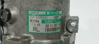 Peça sobressalente para automóvel em segunda mão compressor de ar condicionado a/a a/c por opel combo familiar referências oem iam 24421642  1429f