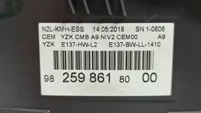 Peça sobressalente para automóvel em segunda mão quadrante por peugeot 208 active referências oem iam 9825986180 e137-sw-ll-1410 769167080u