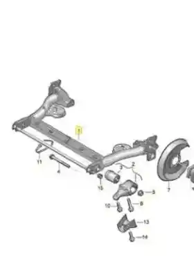 Автозапчасти б/у задний мост за volkswagen passat variant (3b5) comfortline ссылки oem iam 8e0500051t