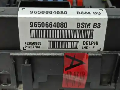 Pezzo di ricambio per auto di seconda mano scatola relè/fusibili per peugeot 307 break / sw (s1) sw pack riferimenti oem iam 6500y1  9650664080