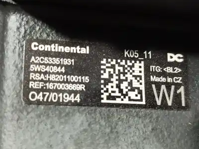 Pezzo di ricambio per auto di seconda mano motore completo per nissan pulsar (c13) acenta riferimenti oem iam k9k646 166006212r / h8201100113 / 1660000q1w / a2c53351931 / 167003669r / 1670000q2g k9kf646 / 1010200q7h / 16359700011 / 1441100q3c