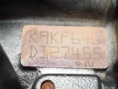 Pezzo di ricambio per auto di seconda mano motore completo per nissan pulsar (c13) acenta riferimenti oem iam k9k646 166006212r / h8201100113 / 1660000q1w / a2c53351931 / 167003669r / 1670000q2g k9kf646 / 1010200q7h / 16359700011 / 1441100q3c