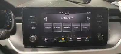 Second-hand car spare part gps navigation system for skoda kamiq (nw4) active oem iam references 654035869h  654035869hizy