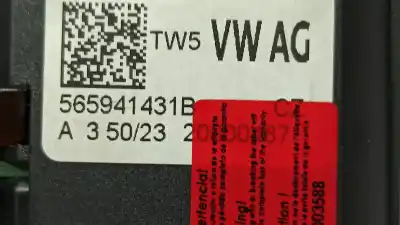 Автозапчастина б/у управління світлом для skoda kamiq (nw4) active посилання на oem iam 565941431b  565941431bwhi