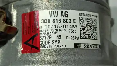 Автозапчастина б/у компресор кондиционера для skoda kamiq (nw4) active посилання на oem iam 3q0816803e  3q0816803d