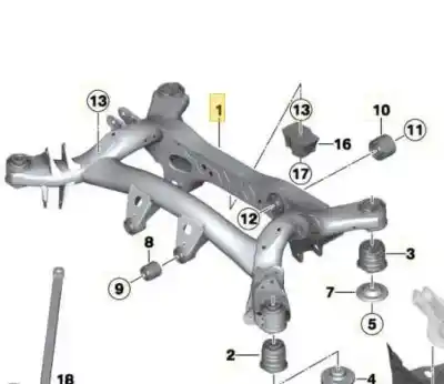 Gebrauchtes Autoersatzteil  zum BMW SERIE 1 LIM. (F20)  OEM-IAM-Referenzen 33316792505  