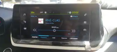 Second-hand car spare part multifunction display for peugeot 208 (p2) e-allure pack oem iam references 9838129680  