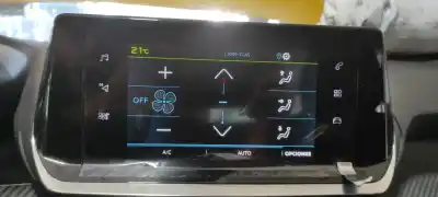 Second-hand car spare part multifunction display for peugeot 208 (p2) e-allure pack oem iam references 9838129680  