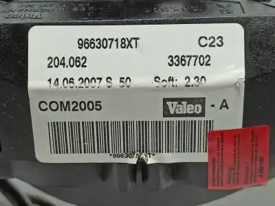 Peça sobressalente para automóvel em segunda mão comandos de alavanca por peugeot 207 confort referências oem iam 624252  96630718xt
