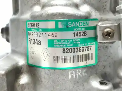 Second-hand car spare part air conditioning compressor for renault modus fantasy oem iam references 8200365787  