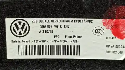 Second-hand car spare part parcel shelf for volkswagen tiguan sport 4motion bmt oem iam references 5na867769k 5na867769neh8 5na867769keh8