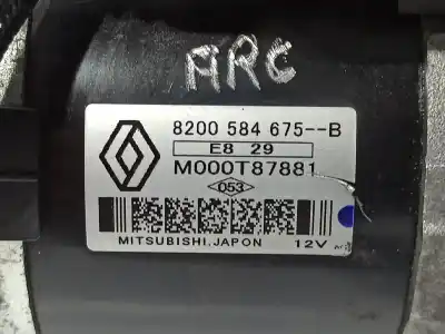Peça sobressalente para automóvel em segunda mão motor de arranque por renault modus authentique referências oem iam 8200584675 m000t87881 / 8200584675-b / 8200584675 7711497567 / 233008242r / 233000603r