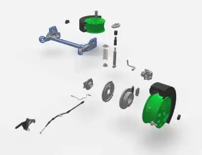 Pezzo di ricambio per auto di seconda mano asse posteriore per kia stonic (ybcuv) drive riferimenti oem iam 55100h8510