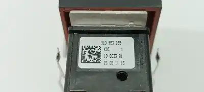 Peça sobressalente para automóvel em segunda mão interruptor 4 piscas - emergência por skoda yeti experience 4x4 referências oem iam 5l0953235 5l0953235arbe 5l0953235rbe