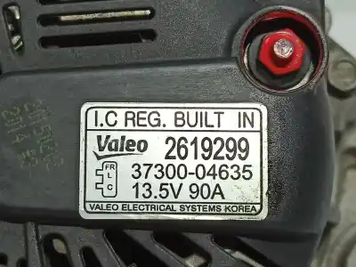 Second-hand car spare part alternator for kia picanto concept oem iam references 3730004635  37300-04635