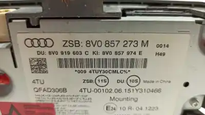 Автозапчасти б/у многофункциональный дисплей за audi a3 (8v) ambition ссылки oem iam 8v0857273m 8v0857273m6ps 8v0857974e