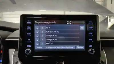 Second-hand car spare part gps navigation system for toyota corolla (e21) hybrid active oem iam references 8614002c41  