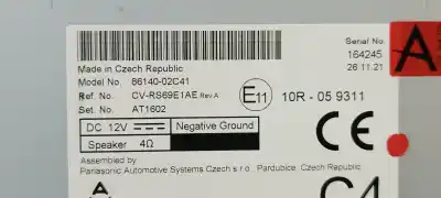 Second-hand car spare part gps navigation system for toyota corolla (e21) hybrid active oem iam references 8614002c41  