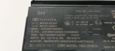Pezzo di ricambio per auto di seconda mano modulo elettronico per toyota corolla (e21) hybrid active riferimenti oem iam 8674002160  8674102061