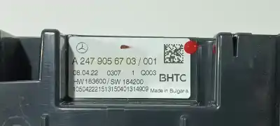 Автозапчастина б/у клімат-контроль для mercedes-benz cla-klasse (bm 118) cla 200 d (118.312) посилання на oem iam a2479056703  