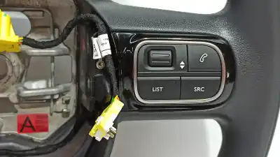 Second-hand car spare part steering wheel for citroen c3 elle oem iam references 98164325zd  98123147xu