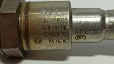 Pezzo di ricambio per auto di seconda mano sonda lambda per citroen c3 elle riferimenti oem iam 9810667080  