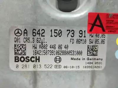 Peça sobressalente para automóvel em segunda mão centralina de motor uce por mercedes clase s (w221) berlina 320 / 350 cdi (221.022) referências oem iam a6421507391 a6421509726 / a6421502634 a6421509777 / a642150263480