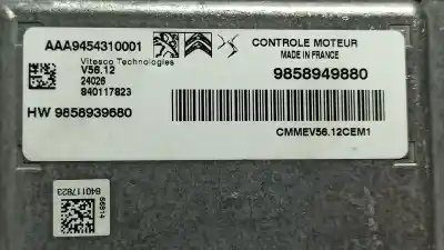 Second-hand car spare part ecu engine control for citroen c3 elle oem iam references 9858949880 aaa9454310001 9858939680