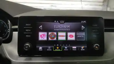 Автозапчастина б/у багатофункційний дисплей для skoda scala (nw) 1.0 tsi 95 cv / 70 kw посилання на oem iam 654035869k  654035869kizy