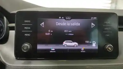 Автозапчастина б/у багатофункційний дисплей для skoda scala (nw) 1.0 tsi 95 cv / 70 kw посилання на oem iam 654035869k  654035869kizy