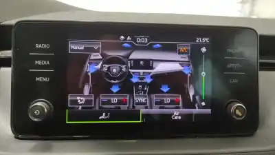 Автозапчастина б/у багатофункційний дисплей для skoda scala (nw) 1.0 tsi 95 cv / 70 kw посилання на oem iam 654035869k  654035869kizy