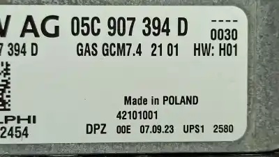 Peça sobressalente para automóvel em segunda mão centralina de motor uce por skoda scala (nw) 1.0 tsi 95 cv / 70 kw referências oem iam 05c907394d 05c906032k 05c906032k655